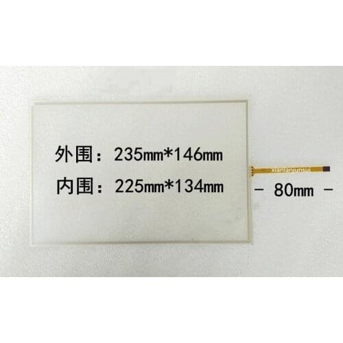 10.2 inch 4-wire widescreen 16:10 industrial computer step machine MT4500 JY10313 resistive touch screen