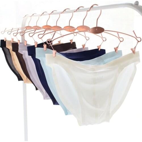 3D seamless one-piece breathable thin section tide Panties men bikini slip homme new Hot Sale ice silk sexy underwear