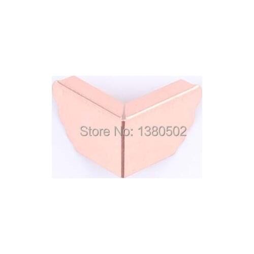 50pcs rose gold color small metal Corner Protectors Photo frame Corner 15*15*10mm