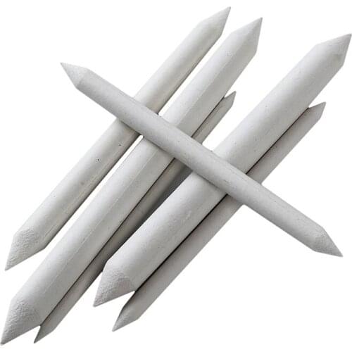 6pcs/Set Blending Smudge Tortillon Stump Sketch Art Drawing Tool Rice Paper Wiper Sketch Paper Pen Sketch Smudge Brush