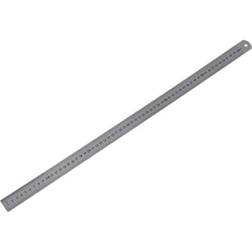 60cm Stainless Metal Measuring Straight Ruler