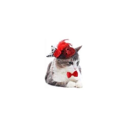 Cat Decor Cap Pet Cap Decor Cat Accessories Hat Pet Cap Acessories Kitten Decor pet products for cat cat headdress funny hat