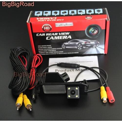 BigBigRoad Car Rear View Backup Parking Camera Waterproof For Hyundai Genesis Rohens Coupe I30 Solaris Kia Soul 2016 2017