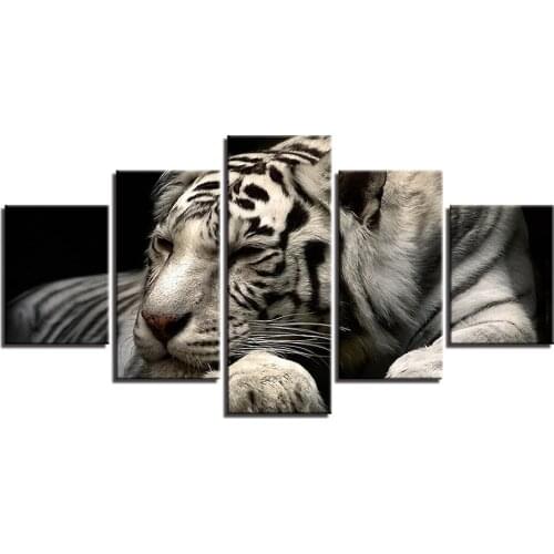 Framed Printed Animals leopard Group Painting Sitting Room Decor Print Poster Picture Canvas Painting Home Decoration/11Y-ZT-28