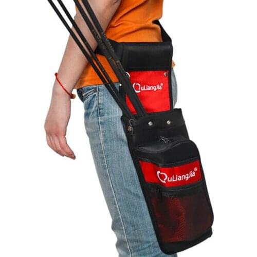 Arrow Quiver RH Archery Hunting Arrow Holder Portable Waist Hip Bag Right Hand Hunting Shooting Quiver Outdoor Accessories Bow