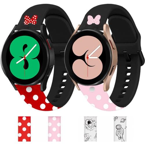 Printing Silicone Band for Samsung Galaxy Watch 46mm 42mm Sports Strap for Samsung Gear S3 Active 2 strap Huawei Watch 20mm 22mm