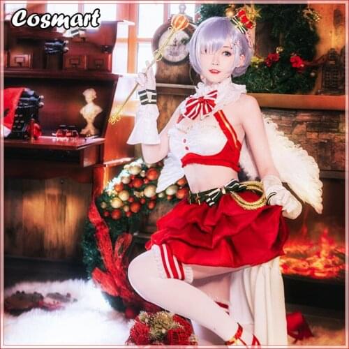 Anime Re: Life a Different World from Zero Rem Christmas Dress Cosplay Costume Halloween Suit For Women New 2020