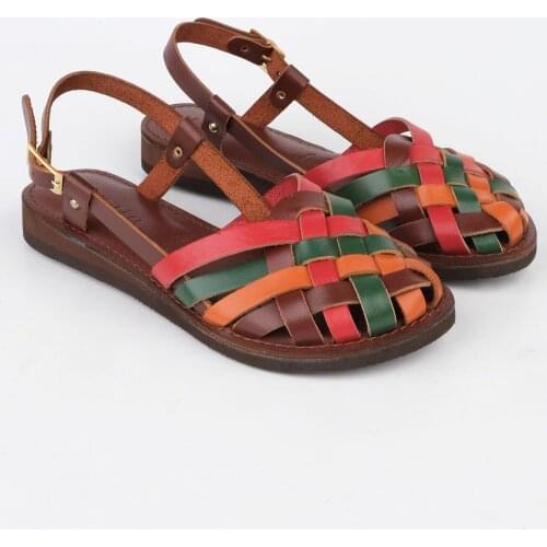 Women Genuine Leather Sandals - 2021 Summer Women Fashion Sandals | Summer Outside or Inside Comfortable | Nifat 36-40 Size
