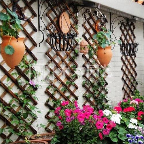 Garden mesh Trellis Wood garden edge garden fence fencing for garden border decoration fenc plant stakes wood crafts pot fence