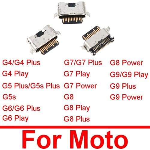 Type-C USB Charger Jack Socket Connector Data Charging Port Plug For Motorola Moto G9 G4 G5 G5S G5S G6 G7 Plus G8 Power Play