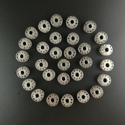 High Quality 20PCS Metal Bobbins Spool Sewing Craft Tool Stainless Steel Sewing Machine Bobbins Spool for Brother for Singer