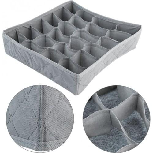 Three-piece Suit Drawer Organizers Underwear Socks Storage Box Fabric Clothing Sort Out Foldable Box Home Drawer Organization