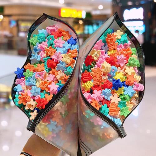 10/20/30/50 Pcs/Bag Cute Girls Women Flower Crown Animals Baby Hair Claws Children Hairpins Hair Clips Kid Hair Accessories Set