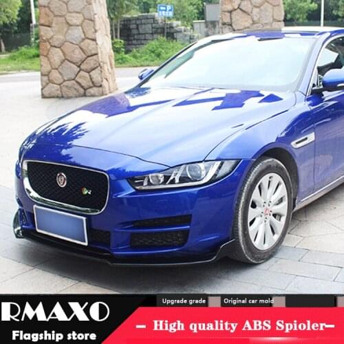 For Jaguar XE/XEL ABS Rear Bumper Diffuser Protector For 2018 Jaguar XE/XEL Body kit bumper rear Front shovel lip rear spoiler