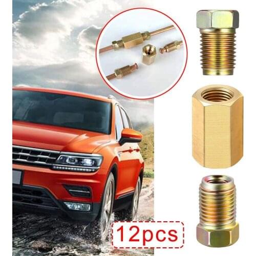 12 pieces of 3/16 inch 3/8 inch-24 threaded brake pipe combination fitting S9E9