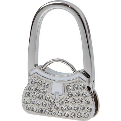 ABSF Hang Hook Handbag Rhinestones Metal Deco 55x45x15mm