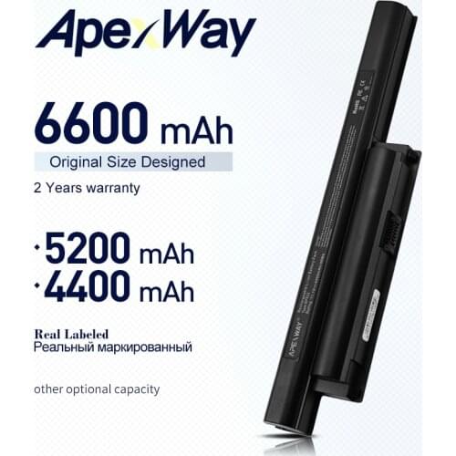 ApexWay Battery for Sony BPS22 BPS22A VGP-BPS22 VGP-BPS22A for VAIO VPC-E1Z1E VPC-EB12FX VPC-EB1J VPC-EA1 VPC-EA1S VPC-EB1S