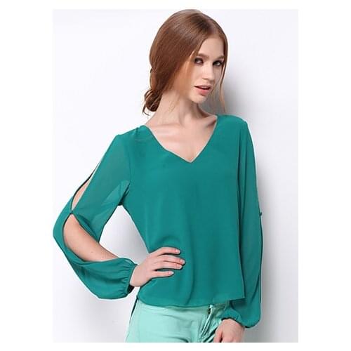 Womens Chiffon Shirts Asyabuykal China