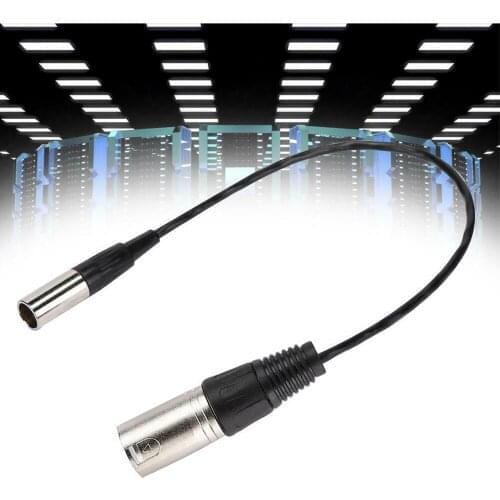30cm Mini XLR 3pin Male to Female Audio Cable Cord for Microphone SLR Camera