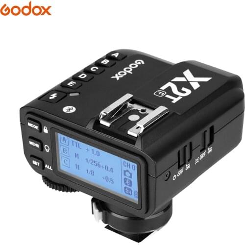 Godox X2T-F TTL Wireless Flash Trigger 1/8000s HSS 2.4G Wireless Trigger Transmitter for Fuji DSLR Camera for Godox V1 AD200