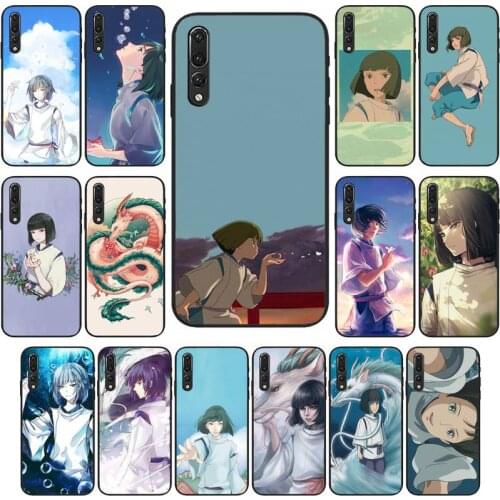 XWYING Miyazaki Hayao Anime Spirited Away haku Phone Case For Xiaomi Redmi NOTE 7 8 9 A PRO K20 30 PRO