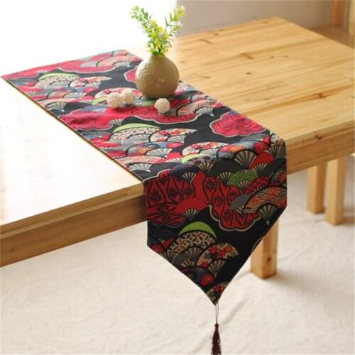 Japanese Style Cotton Linen Table Runner Decoration Accessories Pastoral Party Dining Table Tea Table Shoe Cabinet Cover Towel
