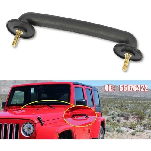 For Jeep Wrangler JK 1997-2018 Car Hold Down Bracket Strap Hood Windshield 55176422 Car Accessories
