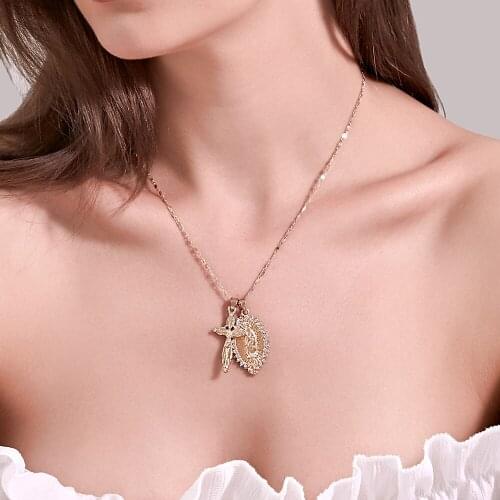 Geometry Cross Jesus Christ Maria White Rhinestone Double Pendants Oval Golden Choker Necklace for Women