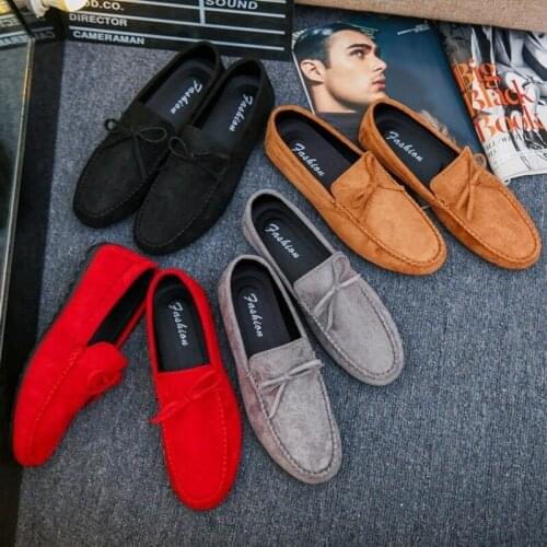 HDKSFHKE Men's Slip-ons