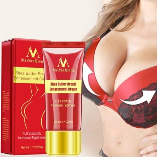 Meiyanqiong Shea Butter Breast Enhancement Cream +Lavender Beauty Breast Enhancer Massage Essential Oil Set Big Bust Skin Care