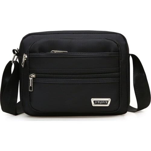 2020 Mens Fashion Nylon Bag Casual Men Waterproof Handbags Male Crossbody Shoulder Messenger Zipper Bag Purses and Handbags