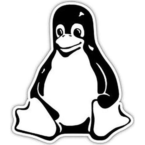 Interesting Tux Penguin Linux CAR Window Motorcycle Decal Accessories Pattern Laser Waterproof Custom PVC
