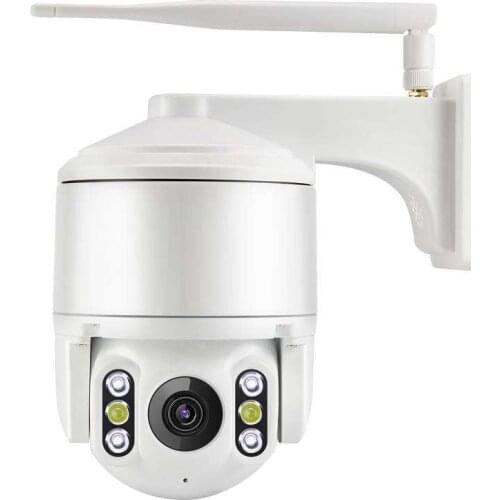 Outdoor Waterproof 1080P CCTV IP Camera WIFI Surveillance Mini PTZ Camera Color Night Vision Face Detection Auto Tracking Onvif