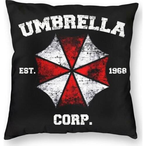 Umbrella Corporation Pillowcase Printed Polyester Cushion Cover Decorations Pillow Case Cover Home Drop Shipping 40*40cm