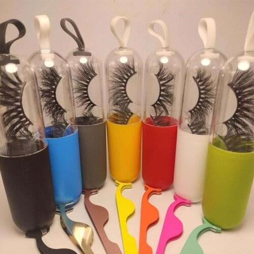 New Arrival Pill Eyelash Packaging Box Custom Logo 3d Mink Eyelashes Boxes Lash Stripe Empty Case Private Label Eyelashes Box