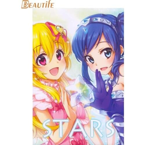 Custom Ika musume Poster Cloth Silk Poster Home Decoration Wall Art Fabric Poster Print 30X45cm,40X60cm.50X75cm,60X90cm