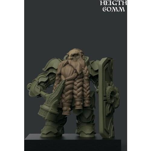Resin Figure 60mm ancient warrior stand (NO BASE ) Model Unassambled Unpainted Figure Building Kit