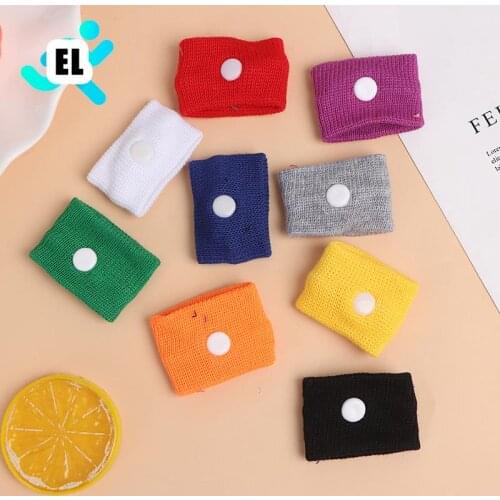 Anti-stun Adjustable Travel Reusable Cotton Wrist Band 1Pc Anti Nausea Wristbands Sickness Car Motion Sea Sick Ship Plane