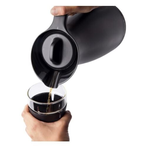 Tupperware Premium Thermos 1 Liter Blackr Black