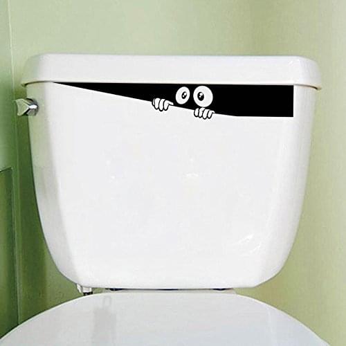 Waterproof Vinyl Bathroom Wall Decal Art Quote Saying Graphic Toilet Seat Sticker Closestool Mural Funny Reminder Decor D880