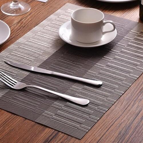 45x30cm PVC Waterproof Non-slip Mat Dining Table Bowl Dish Cup Pad Placemat