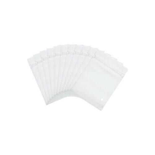 Reclosable Self Sealing CPE Bag Semi Transparent Bags 100pcs 190x130mm