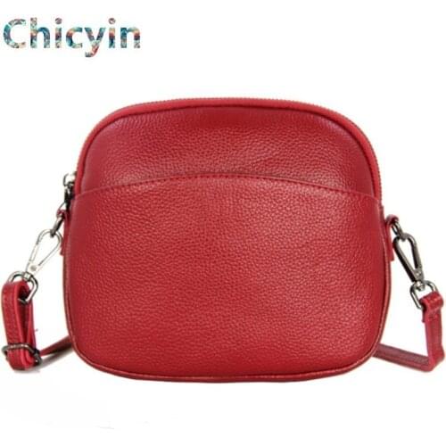 Womens Bag Genuine Leather Fashion Small Crossbody Bags For Women Shoulder Messenger Bag Luxury Female Purse Handbag Sac A Main