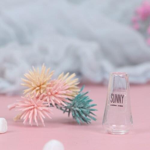 1:12 Scale Dollhouse Miniature Glass Art Flower Arrangement Vase Model Accessories Doll House Home Decoration