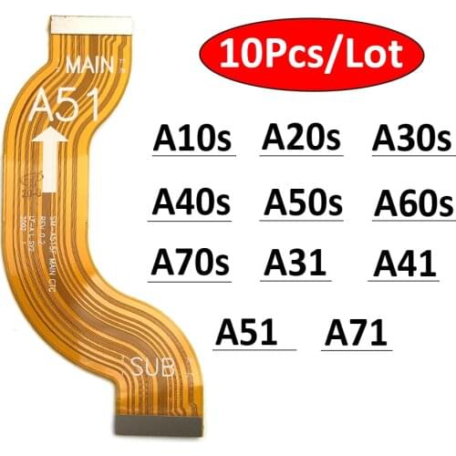 10Pcs/Lot, Motherboard Main Board Connector Flex Cable For Samsung Galaxy A10S A20S A30S A40S A50S A60S A70S A31 A41 A51 A71
