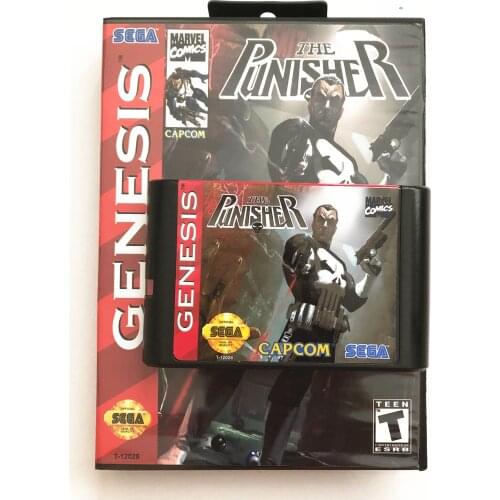 The Punisher 16 bit MD Game Card For Sega Mega Drive For Genesis