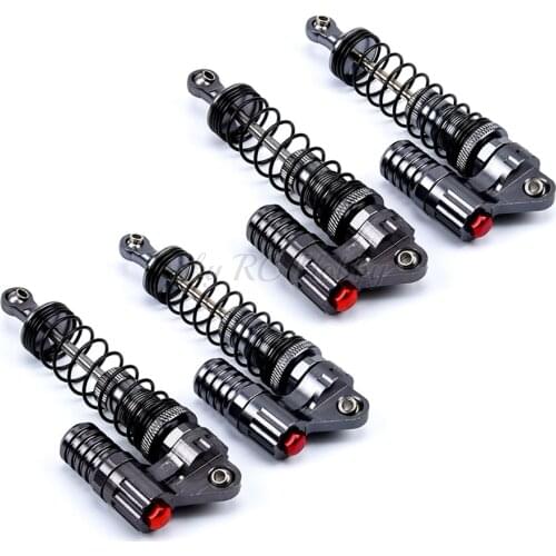 2PCS / 4PCS 100mm Metal Aluminum Shock Absorbers Bearing Suitable for RC Car 1/10 TRX-4 SCX10 90046 D90 RC Crawler Accessories