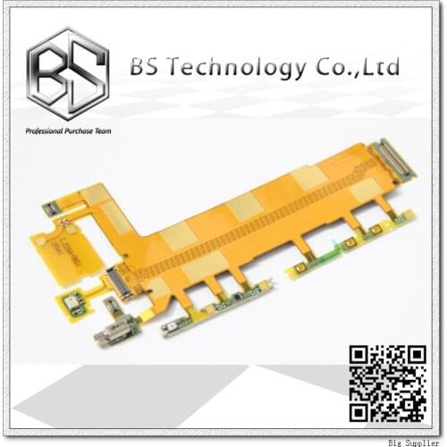 5pcs/lot Original for Sony Xperia Z3 L55t Power Flex with Vibrator and Microphone