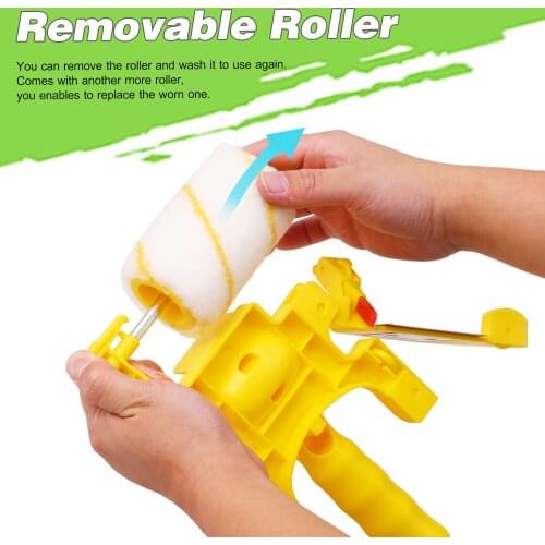 5pcs House Wall Decorate Painting Roller Brush Set Paint Rollers Runner Tools Set Paint Runner Wall Brushing Tool Kit