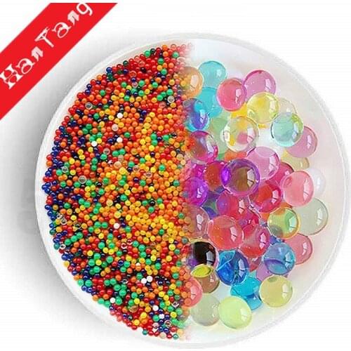 Bulb bottle + Crystal Soil Hydrogel Gel Polymer Water Beads Flower/Wedding /Home Decoration Growing Water Balls 5z